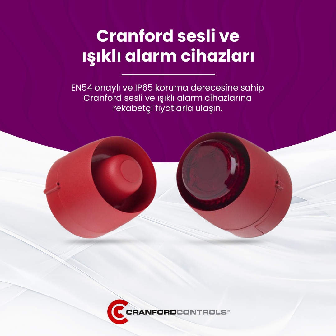 Cranford Sesli ve Işıklı Alarm Cihazları AVEKA’da