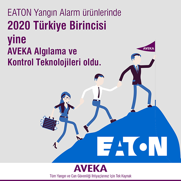 EATON Yangın Alarm Ürünleri alanında 2020 Türkiye Birincisi AVEKA oldu